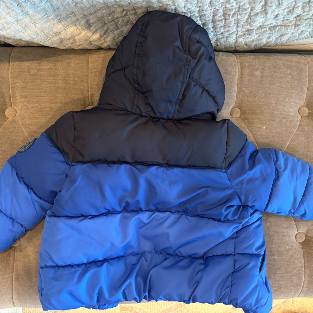 GAP Kids Two-Tone Blue Puffer Jacket